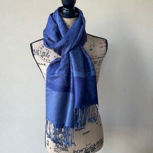Blue Pashmina